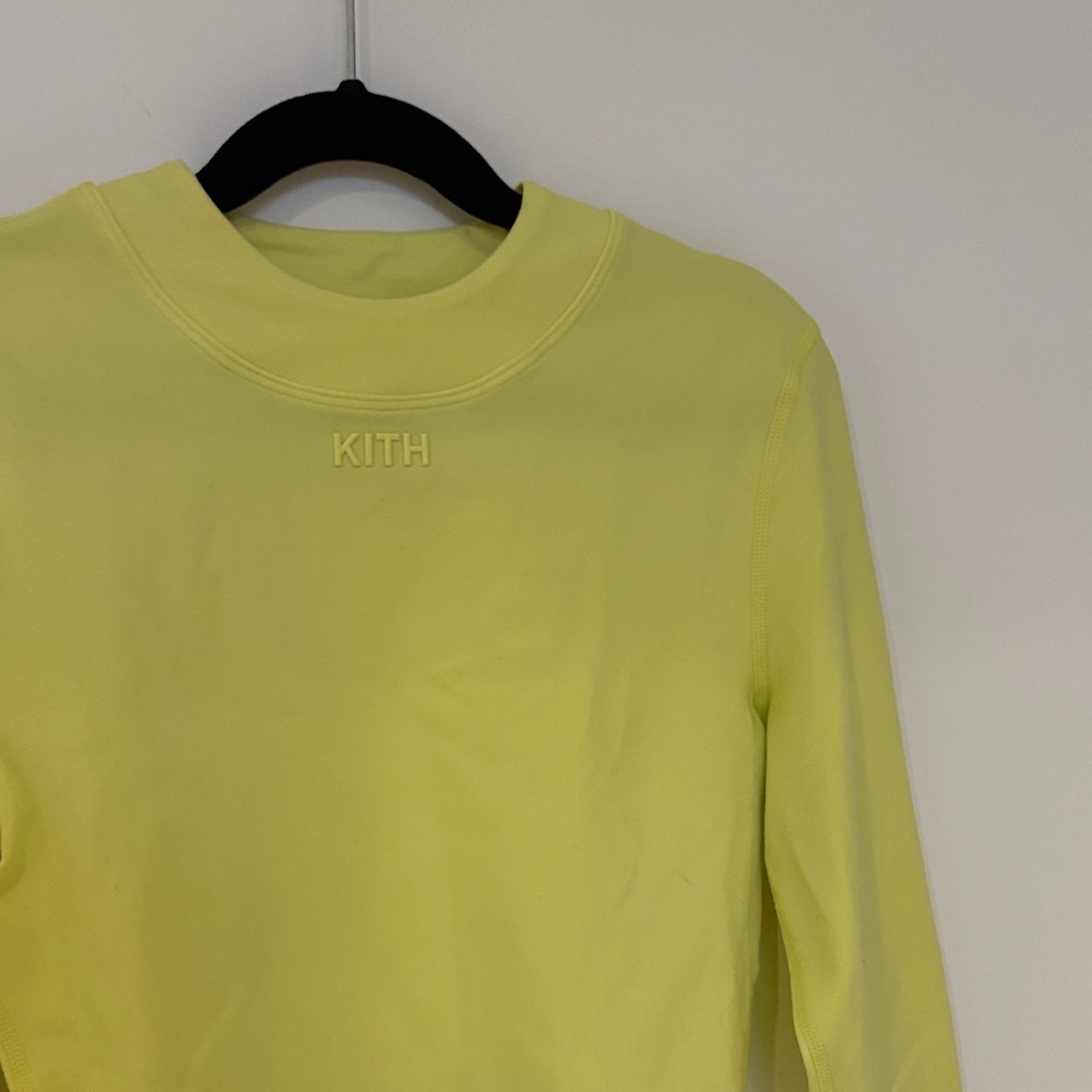 Kith Women's Lemon Long Sleeve Cropped Workout Top